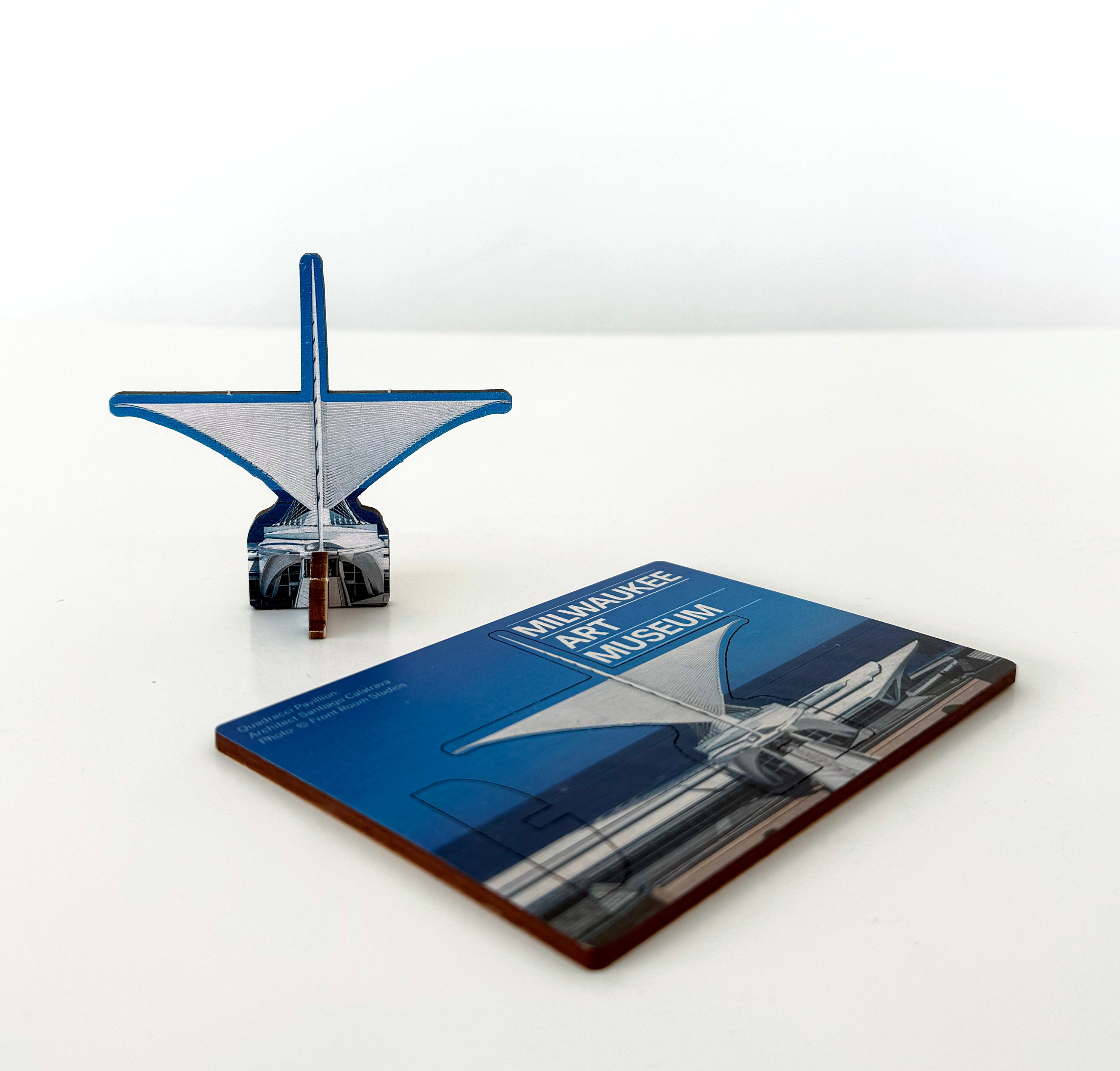 Front View Pop Out Wood Postcard · Milwaukee Art Museum Store