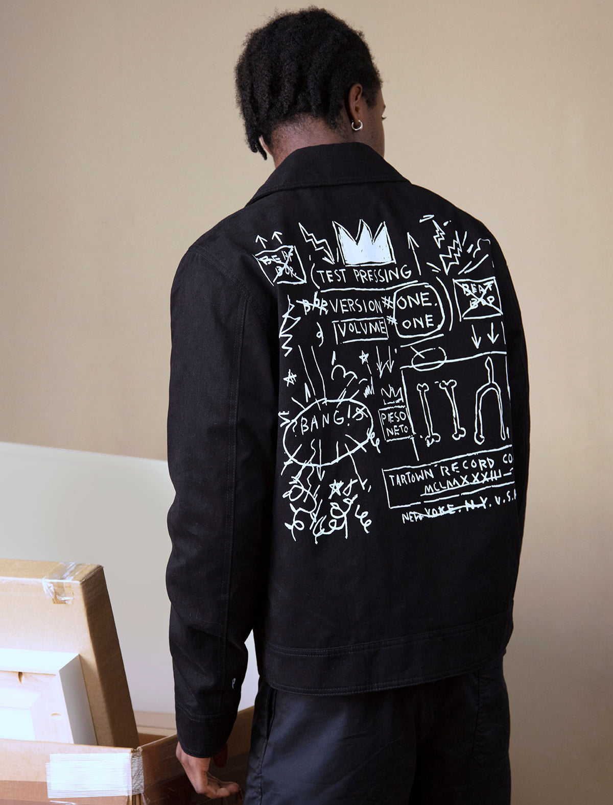 Basquiat "Beat Bop " Unisex Mechanic's Jacket - Web Exclusive