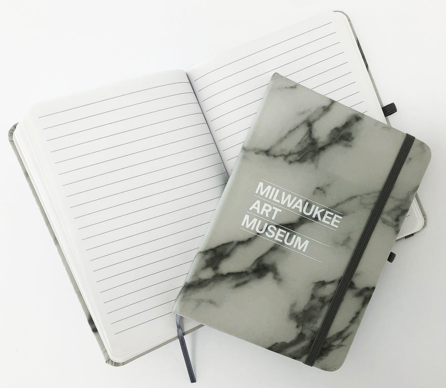 Milwaukee Art Museum Marble Lined Notebook