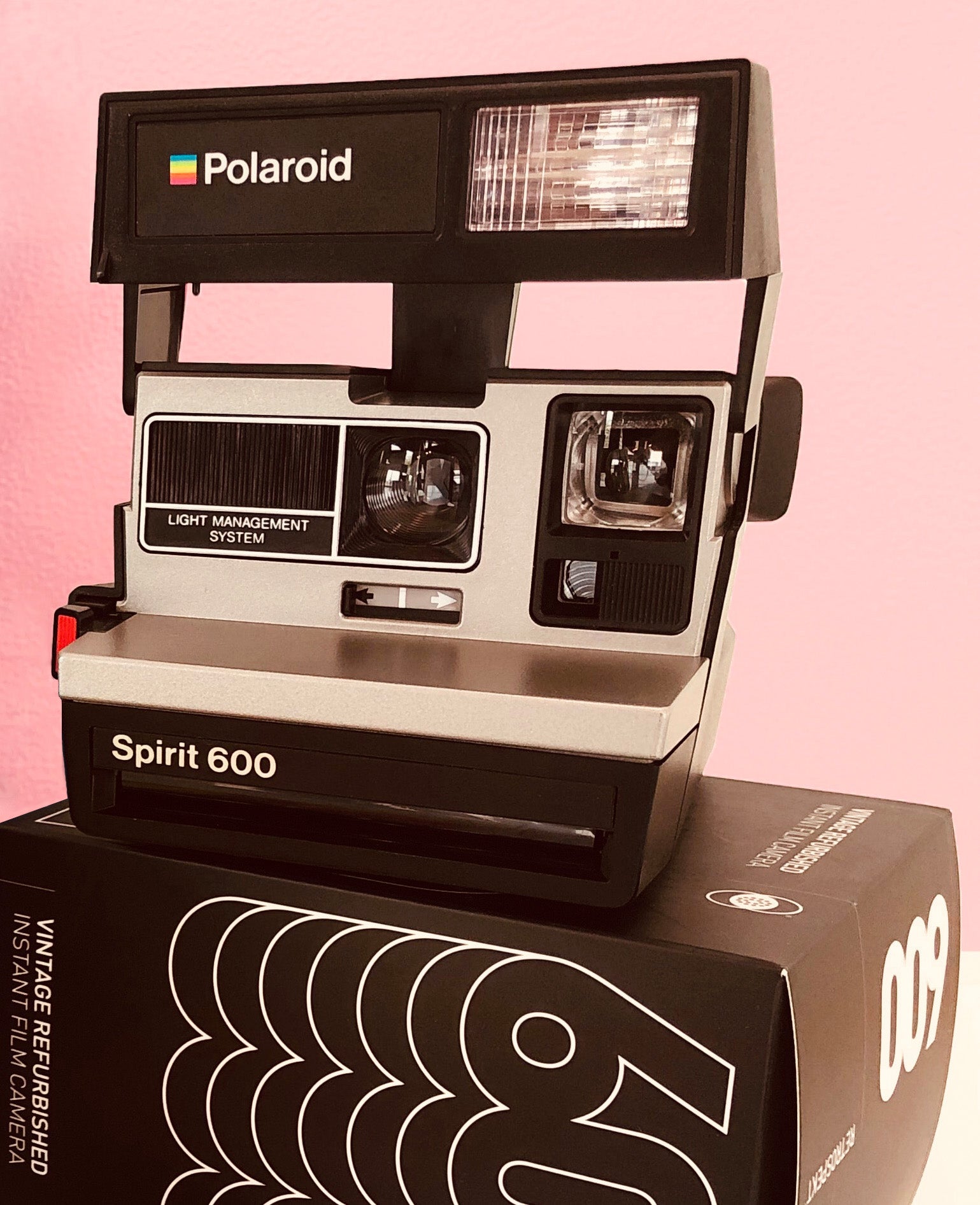 Vintage Polaroid Sun600 Camera shops with bag and film