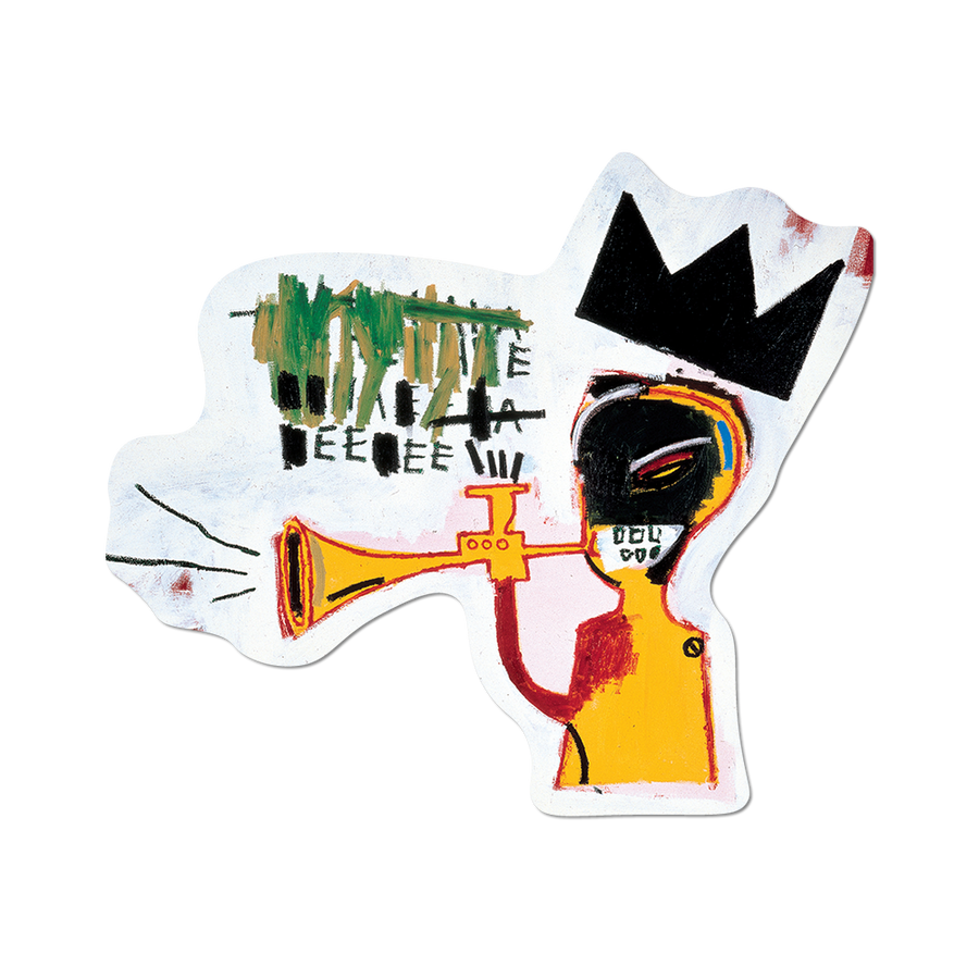 Trumpet by Basquiat - Die-Cut Sticker