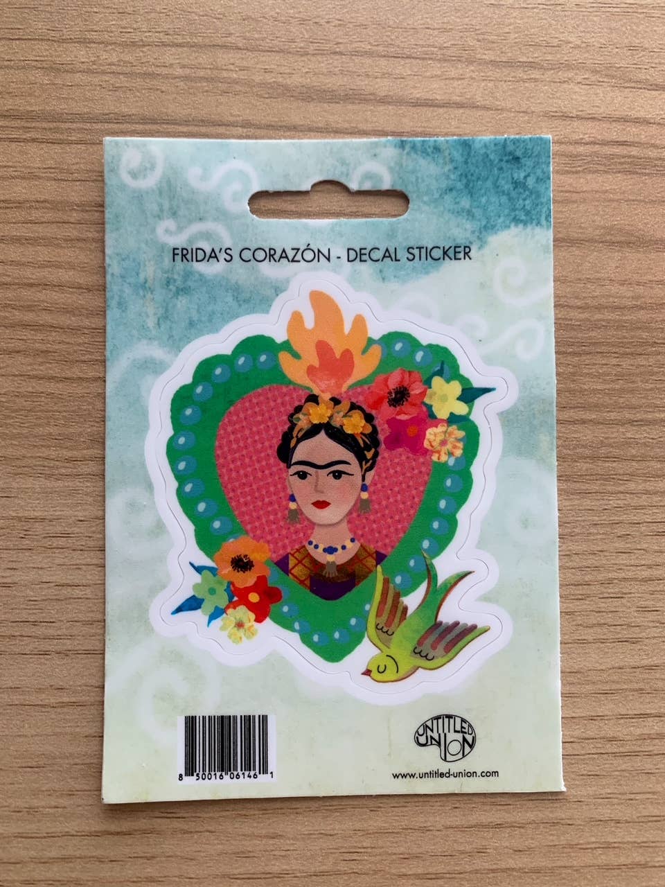 Frida's Kahlo's Corazon - Waterproof Vinyl Sticker