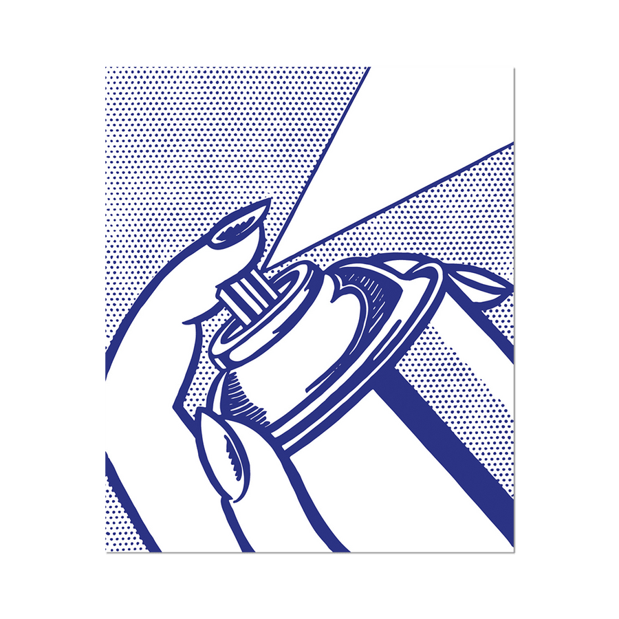 Spray Can by Roy Lichtenstein - Die-Cut Sticker