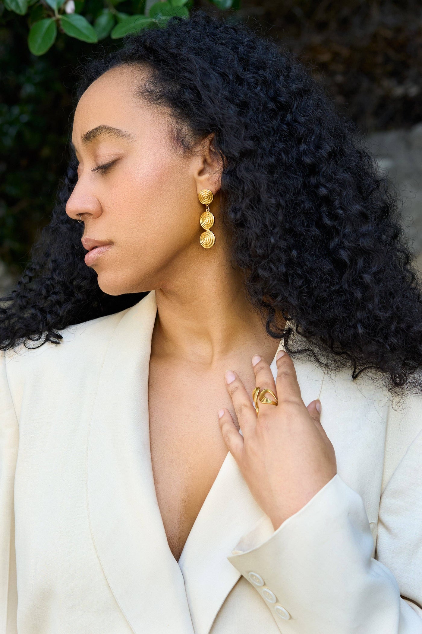 Opposites Attract Ring - 18K Gold Plated