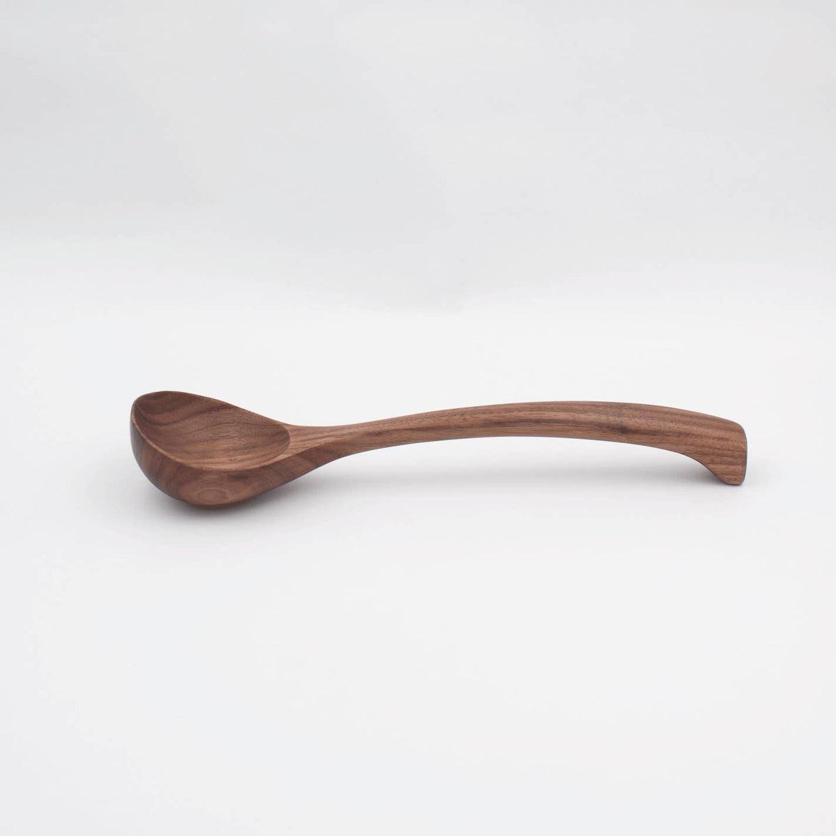 13" Walnut Wood Ladle - Kitchen Cooking Serving Utensil
