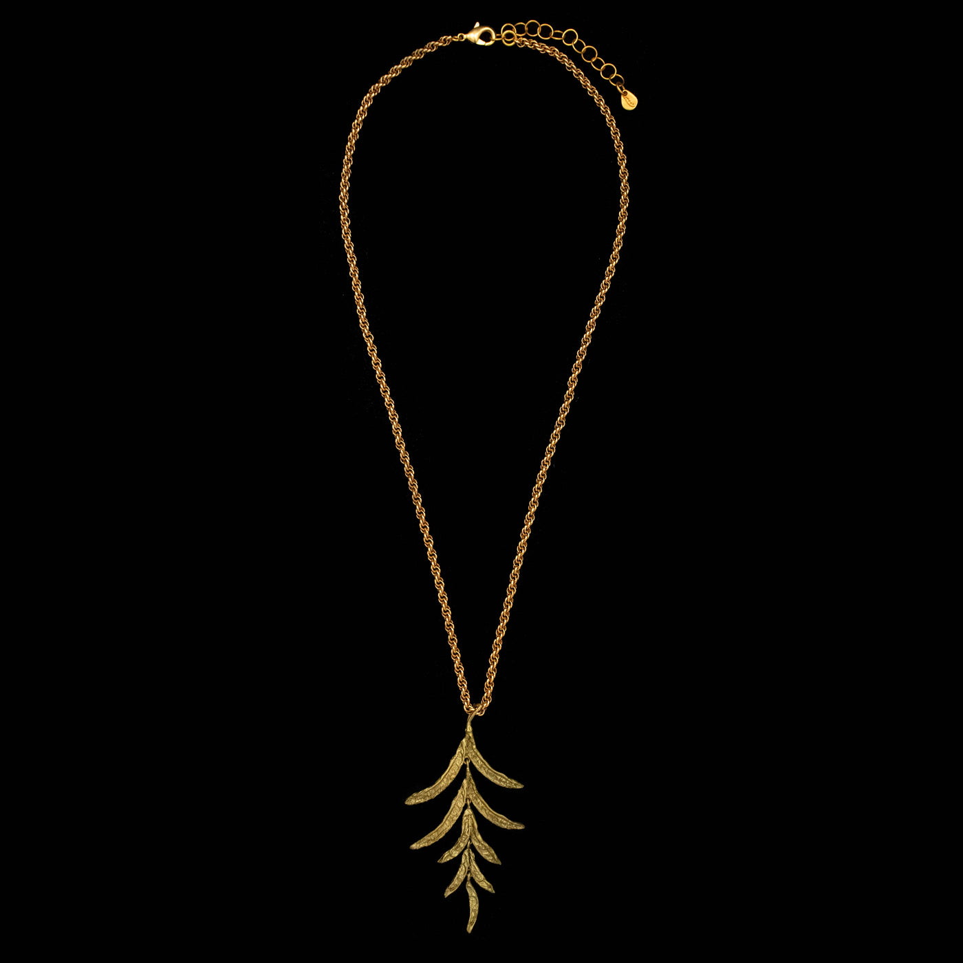 Hosta Pod Long Pendant