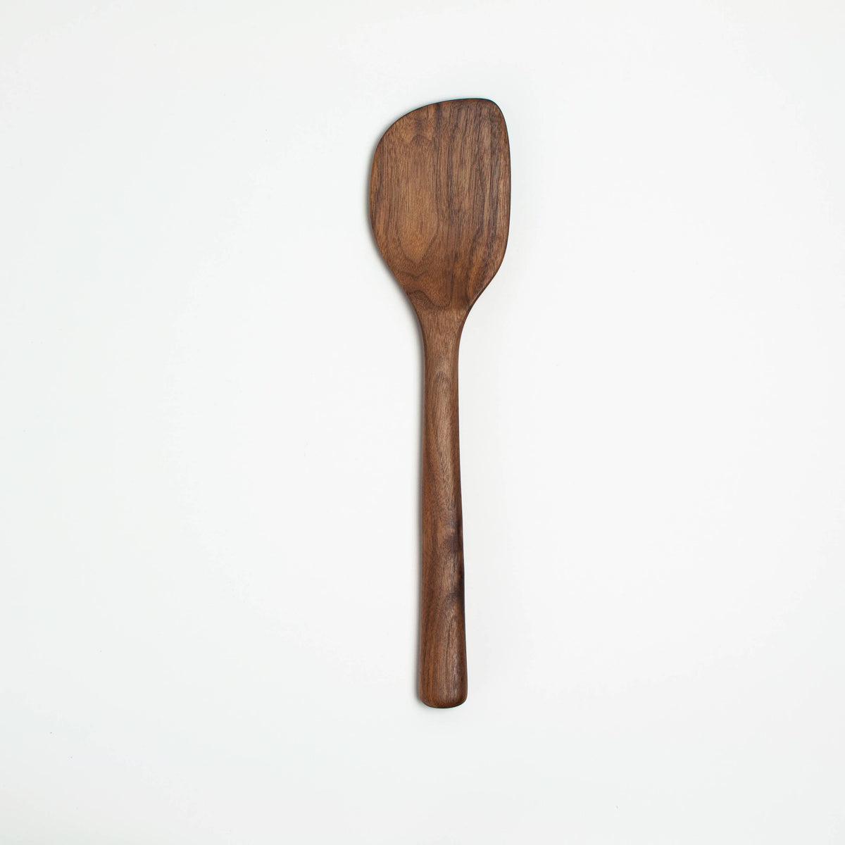 12" Walnut Wood Angled Spatula - Kitchen Cooking Utensil