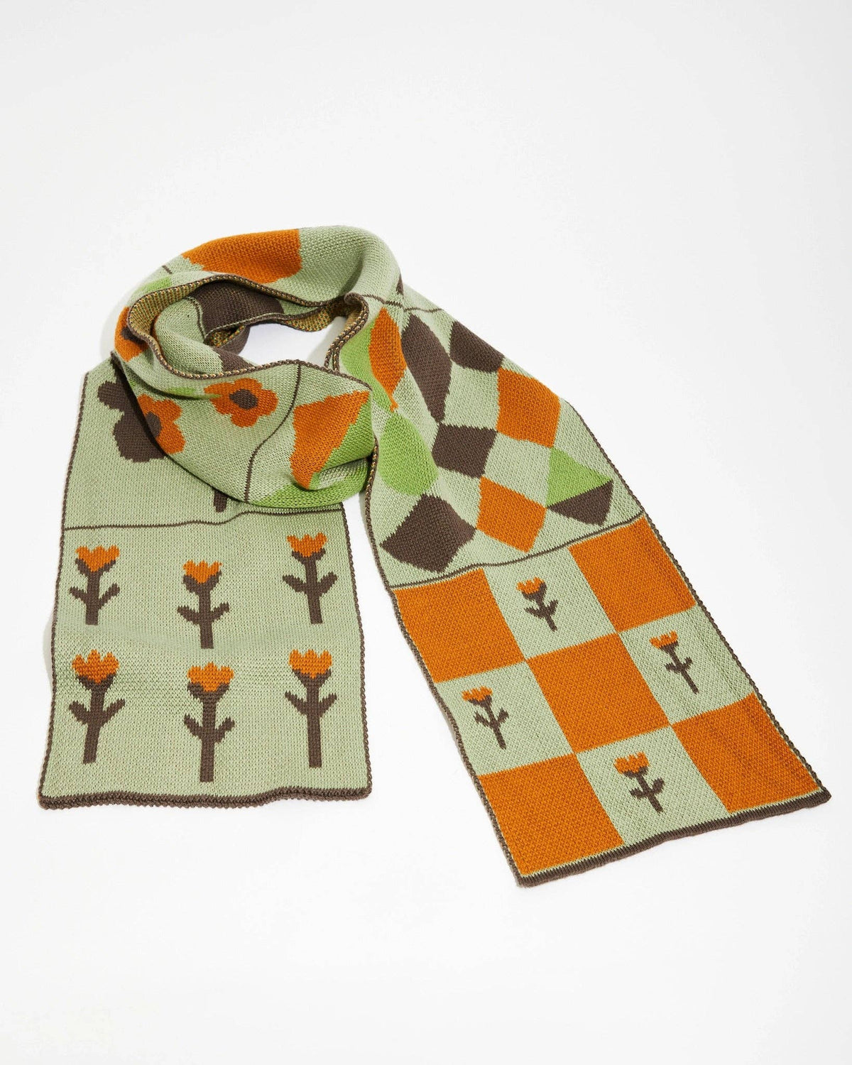 Toni Darling Frank - Knit Scarf - Cotton - Made in USA