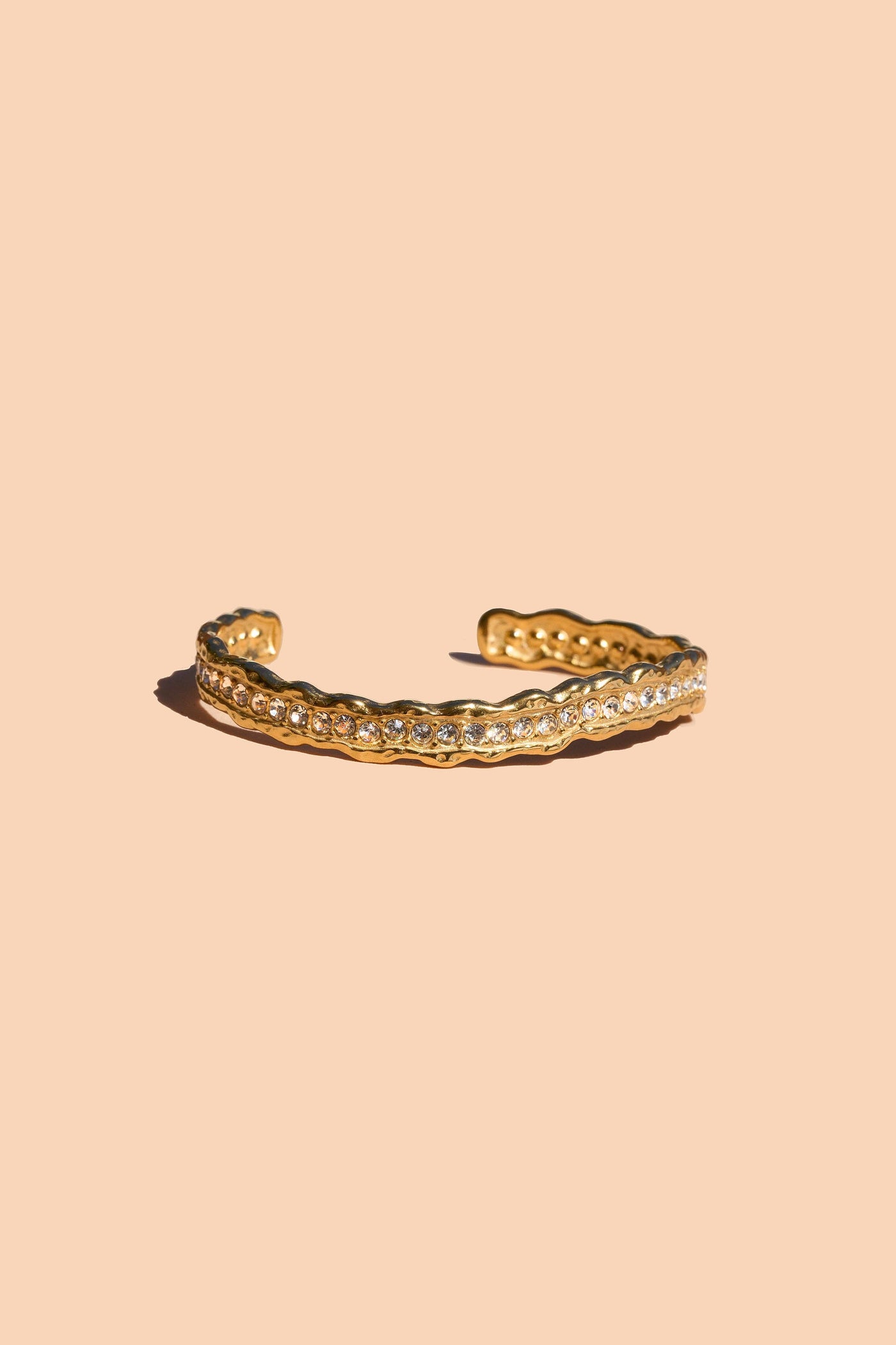 Stardust Cuff - 18K Gold Plated + CZ