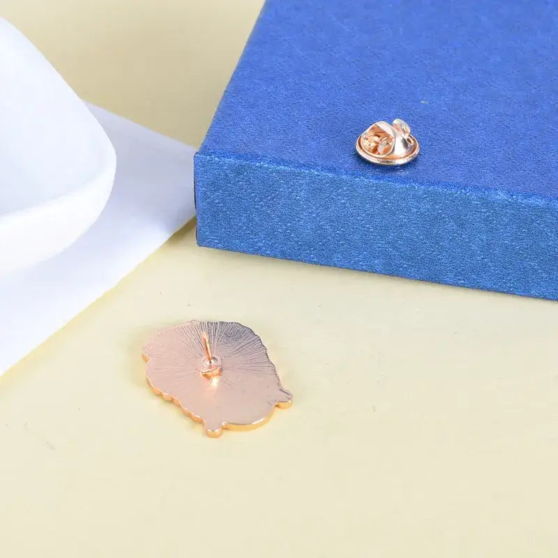 Frida Kahlo Enamel Brooch