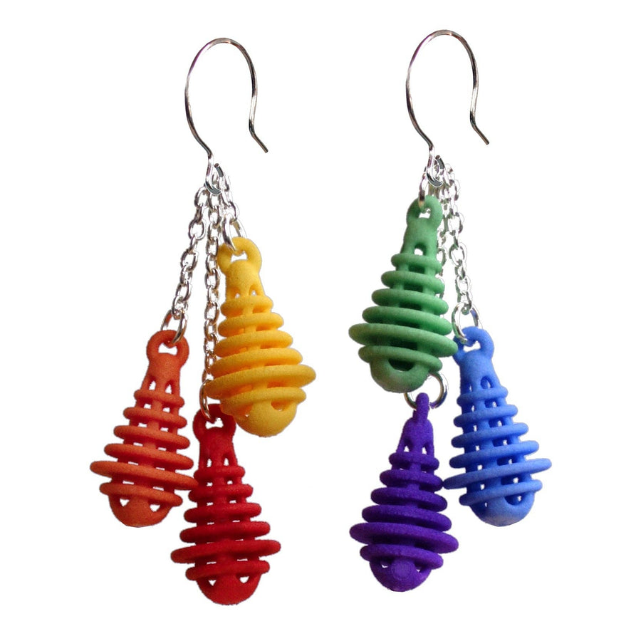 Rainbow Buoyium Earring