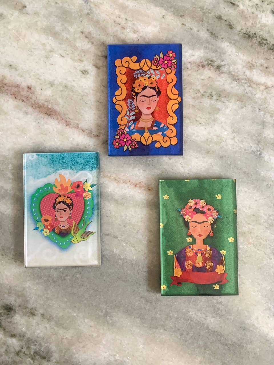 Frida Dreams in Verde - Acrylic Magnet