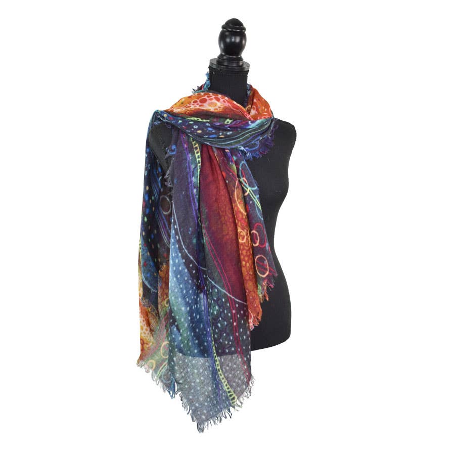 Darwin Abstract Bubble Scarf
