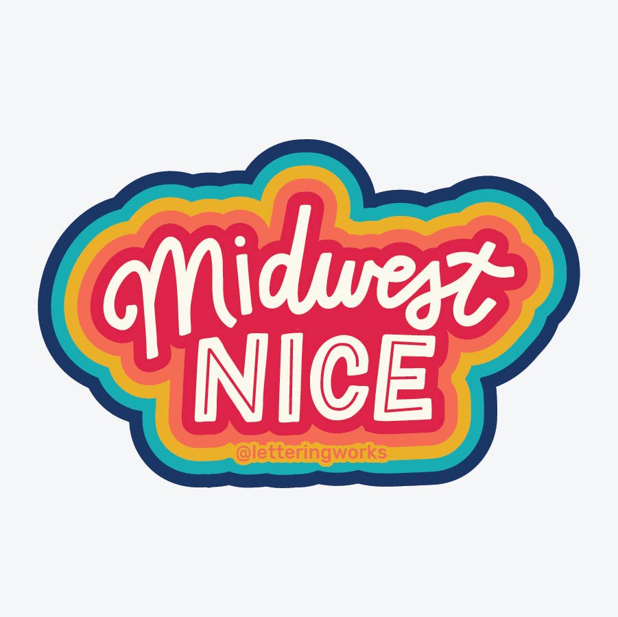 Midwest Nice Sticker