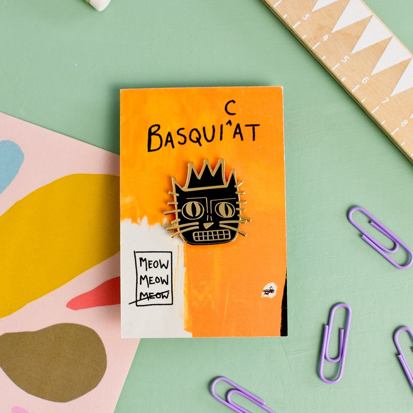 Basquicat Artist Pin