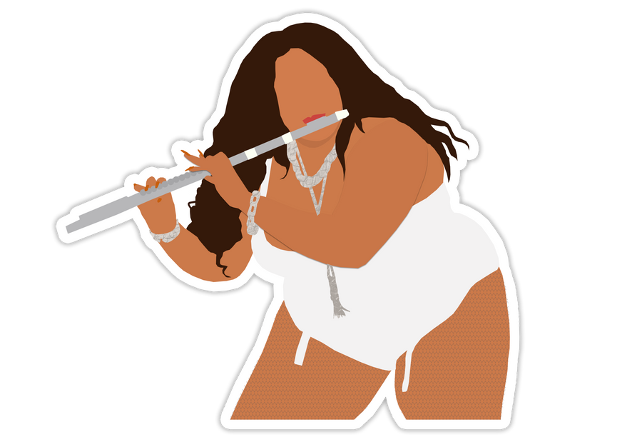 Lizzo Flute Sticker