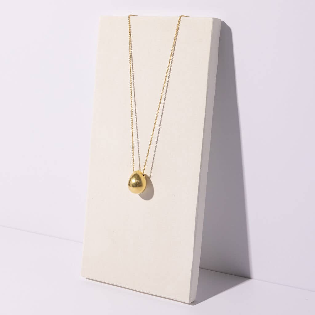 Pod Necklace | Brass