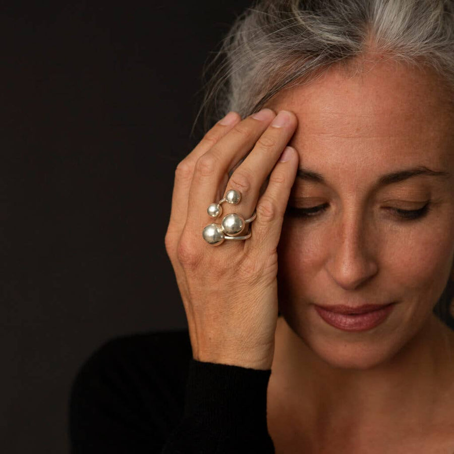 Strength Adjustable Ring | Sterling Silver