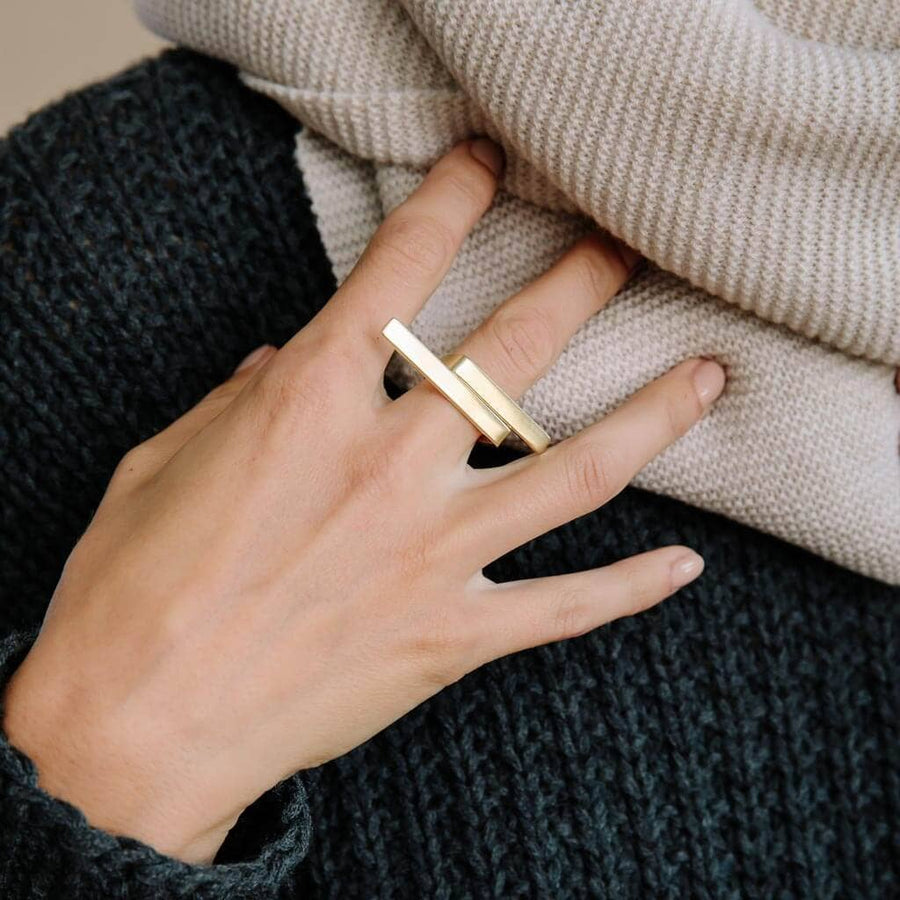 Embrace Wrap Ring | Brass
