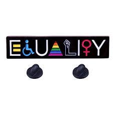 Equality Enamel Pin – Symbol of Fairness, Unity & Justice