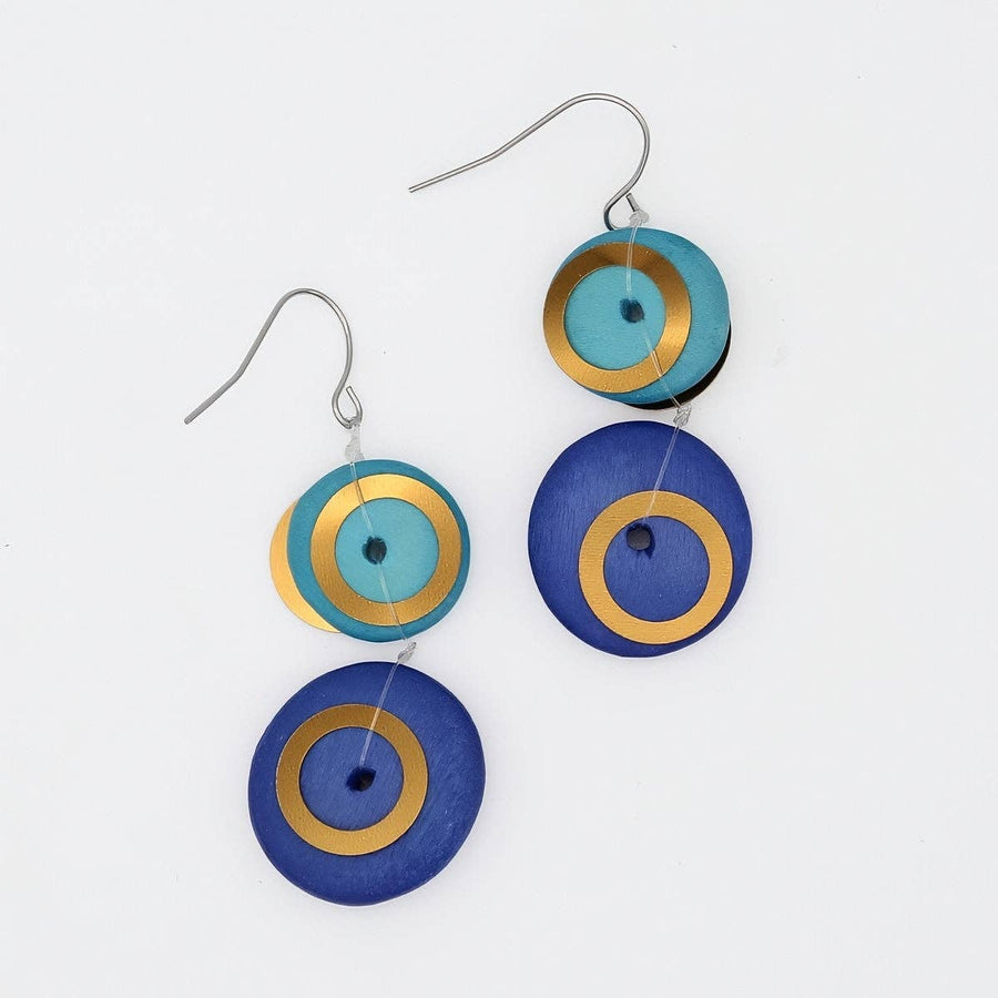 Blue Adria Dangle Earrings