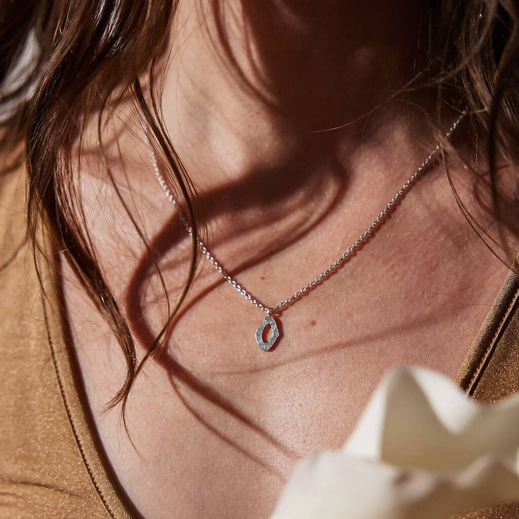 Sterling Silver Canyon Tiny Charm Necklace