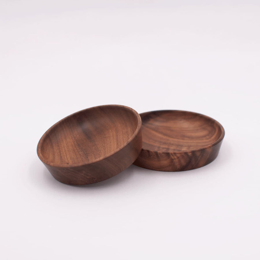 3.5" Walnut Wood Large Condiment Cup - Cookware & Serveware