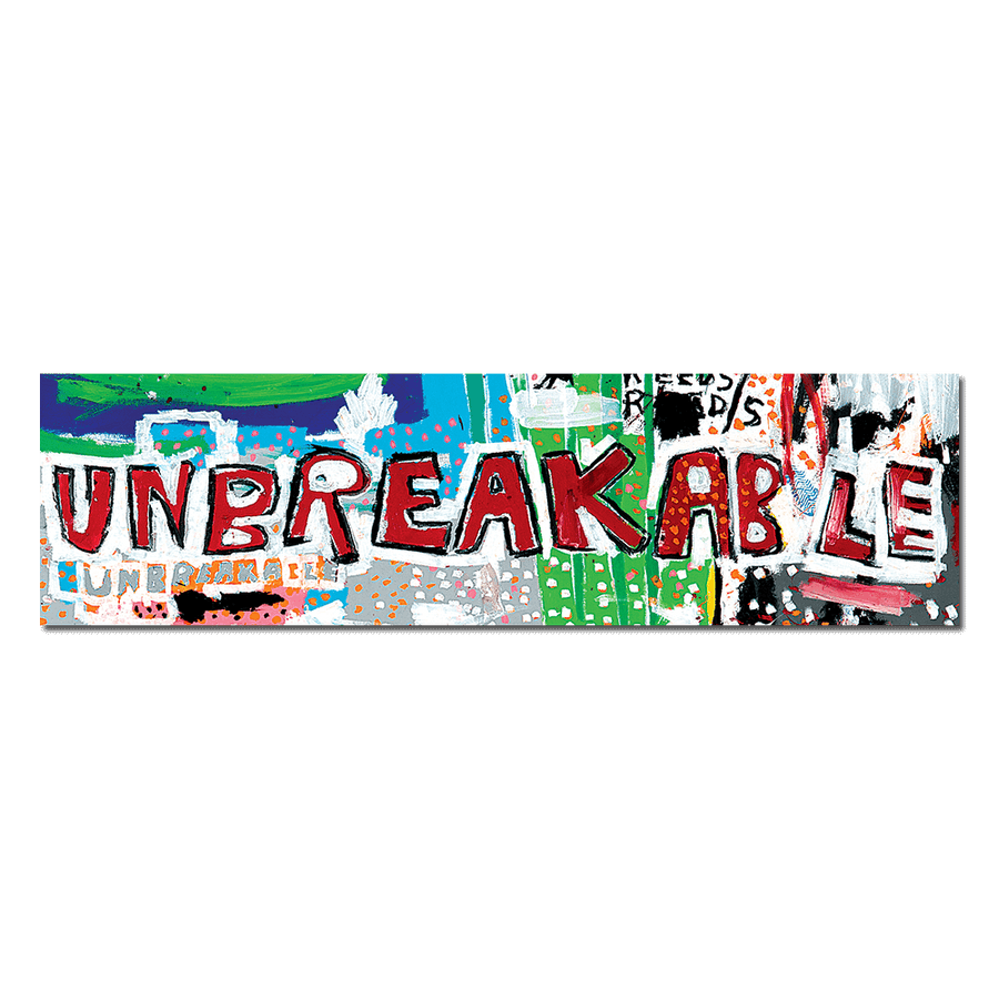 Unbreakable by Basquiat - Die-Cut Sticker