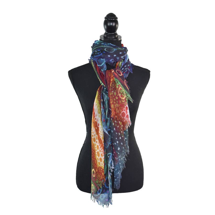 Darwin Abstract Bubble Scarf