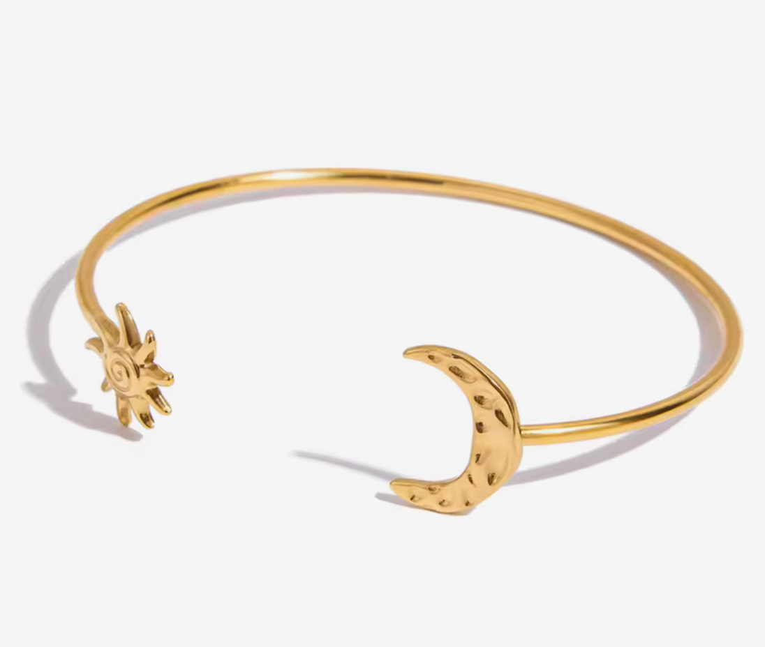 New Moon Open Cuff Bracelet