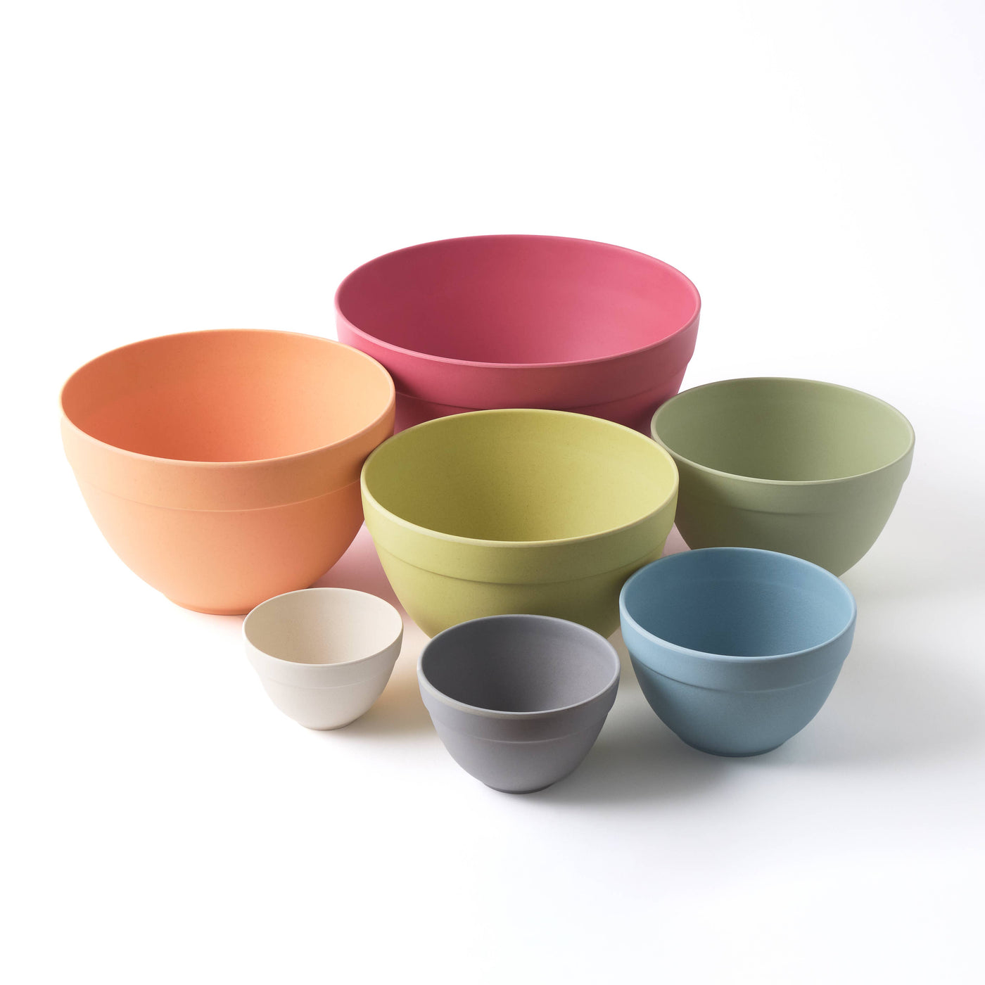 Bamboo Nesting Bowl Set - Pastels