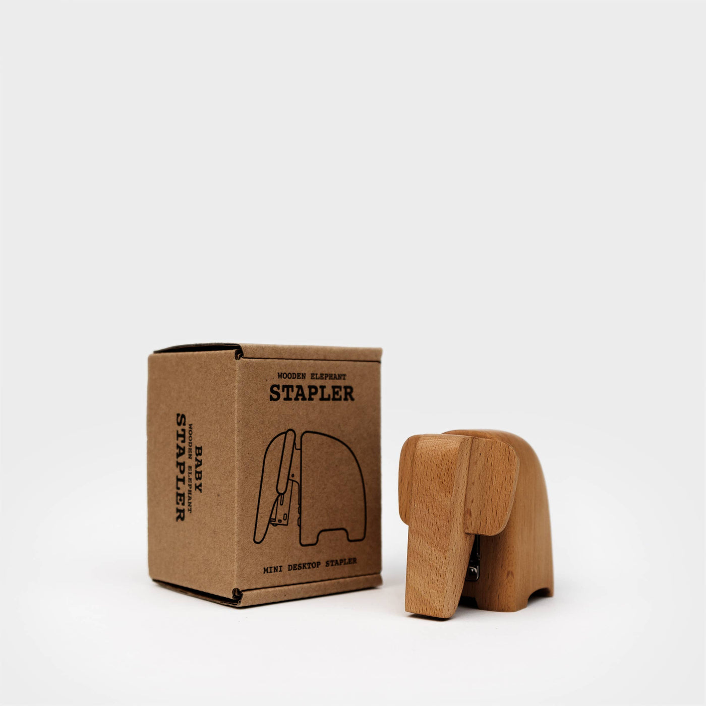Wooden Elephant Staplers - Mama or Baby