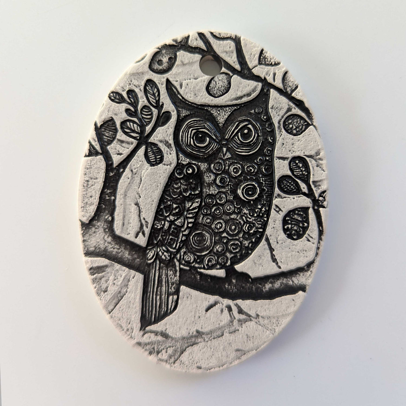 Pottery Ornament - Owl