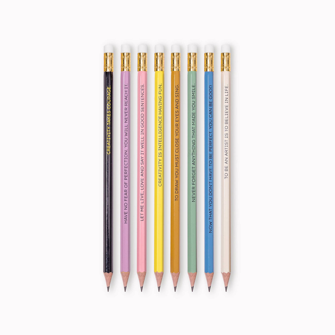 Artist Quote Pencil Set