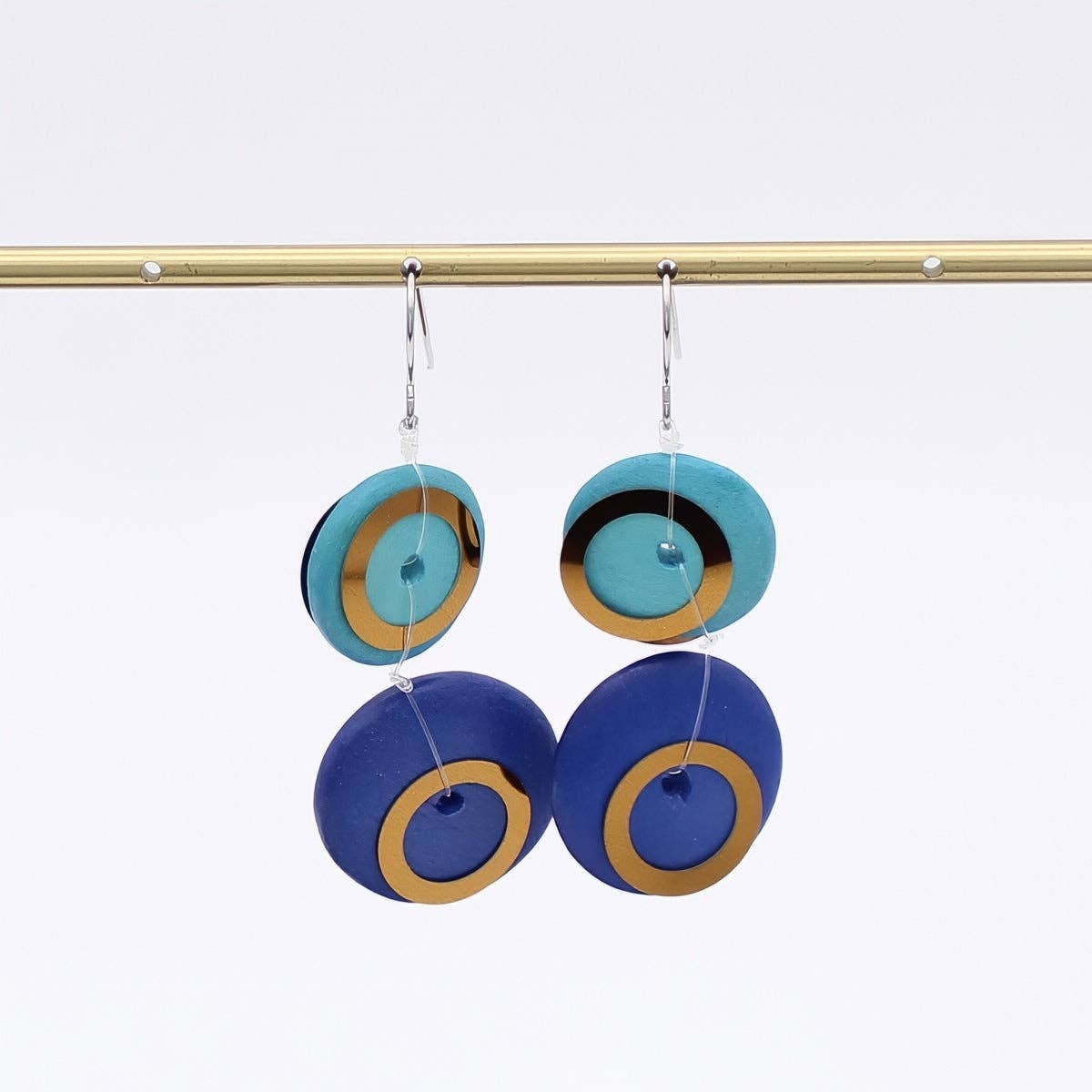 Blue Adria Dangle Earrings