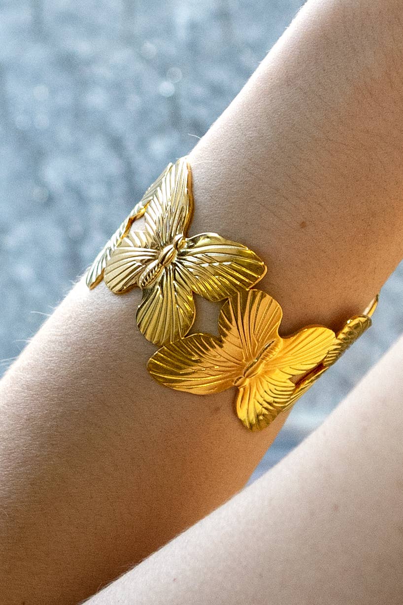 Butterfly Chain Cuff
