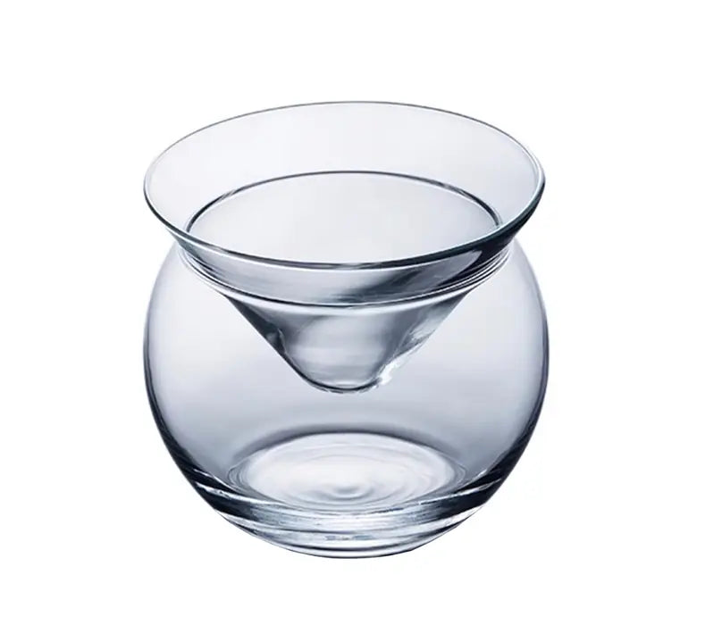 Stemless Martini Glasses with Chiller