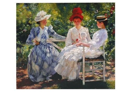 Edmund Charles Tarbell:  Three Sisters Notecard