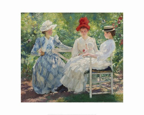 "Three Sisters: A Study in June Sunlight" by Edmund Charles Tarbell Print