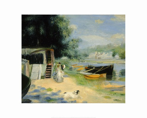 "View of Bougival" by Pierre-Auguste Renoir Giclée Print