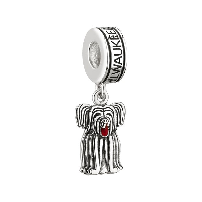 Dog Charm - Terrier  Sterling Silver