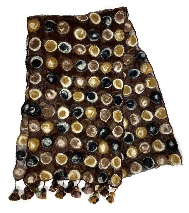 Polka Dot Neutral Scarf - WEB ONLY EXCLUSIVE