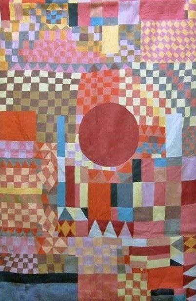 Klee Inspired Rug - 4 x6'