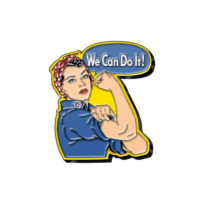 Rosie The Riveter Enamel Pin - WEB ONLY EXCLUSIVE