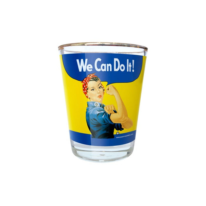 Rosie The Riveter Shot Glass - WEB ONLY EXCLUSIVE