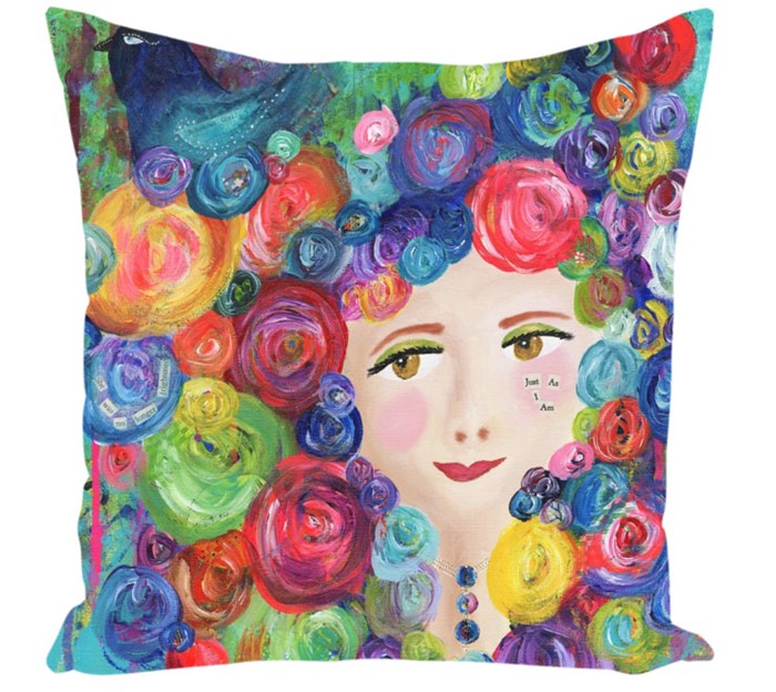 Bohemian Girl Pillow - WEB ONLY EXCLUSIVE