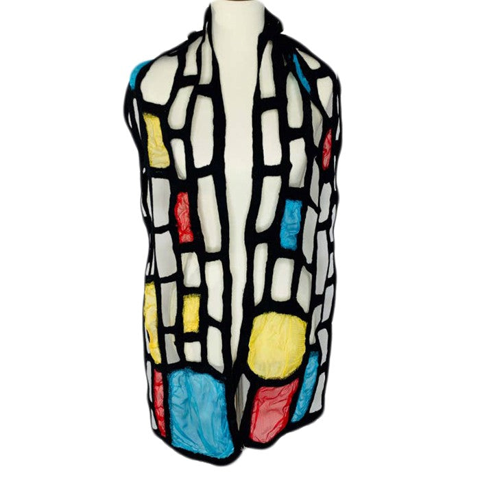 Mondrian Inspired Scarf - WEB ONLY EXCLUSIVE