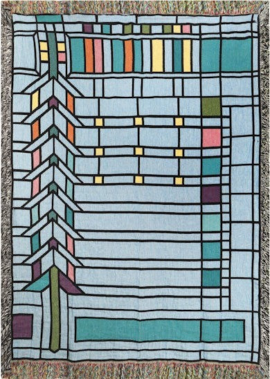 Martin Window Throw - Frank Lloyd Wright - WEB ONLY EXCLUSIVE