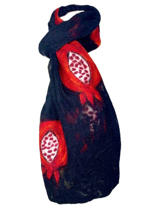 Red Pomegranate Scarf - WEB ONLY EXCLUSIVE