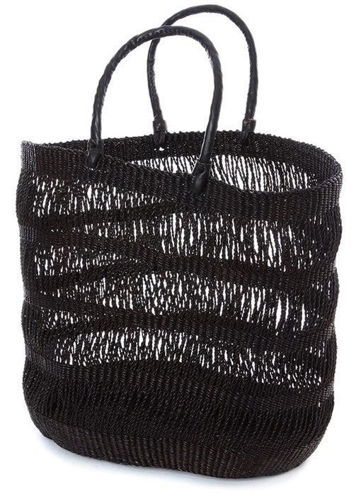 Raven Veta Vera Lace Weave Shopper with Leather Handles - WEB ONLY EXCLUSIVE